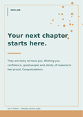 New Job Card A5 PDF card design