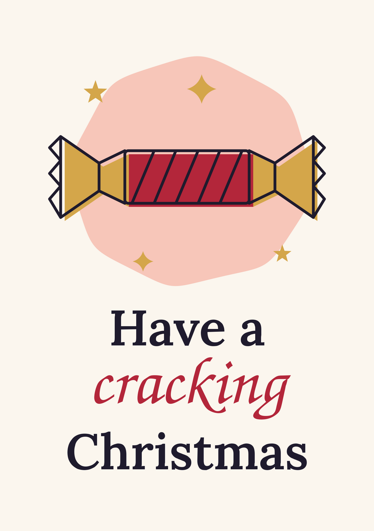 Have a cracking Christmas printable card