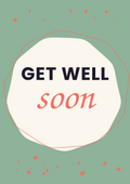 Get well soon printable card