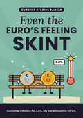 Even the euro's feeling skint printable card