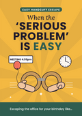 When the 'serious problem' is easy printable card