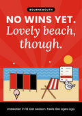 No wins yet. Lovely beach, though. printable card