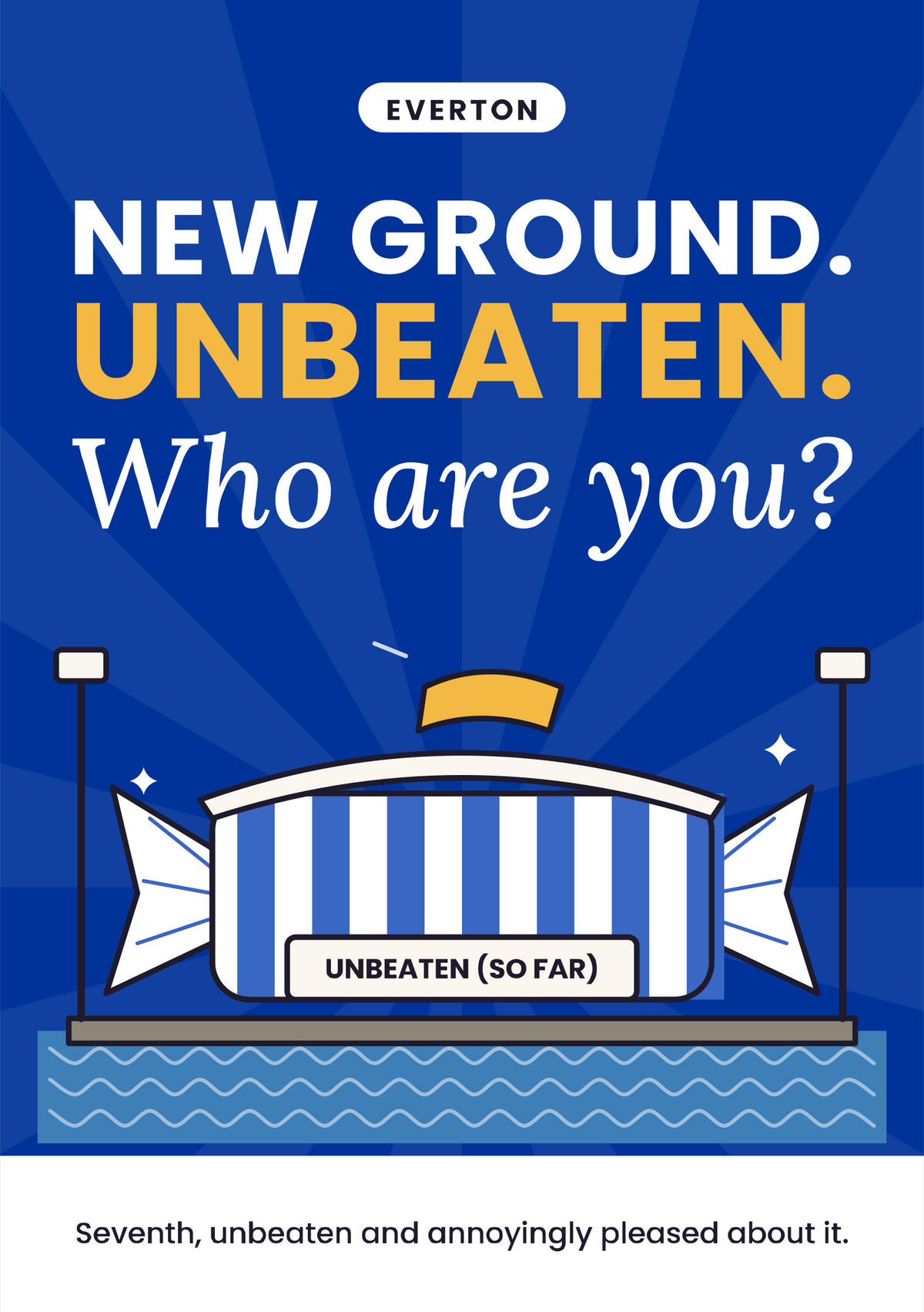 New ground. Unbeaten. Who are you? printable card