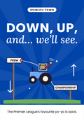 Down, up, and… we'll see. printable card