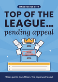 Top of the league… pending appeal printable card
