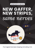 New gaffer, new stripes, same nerves printable card