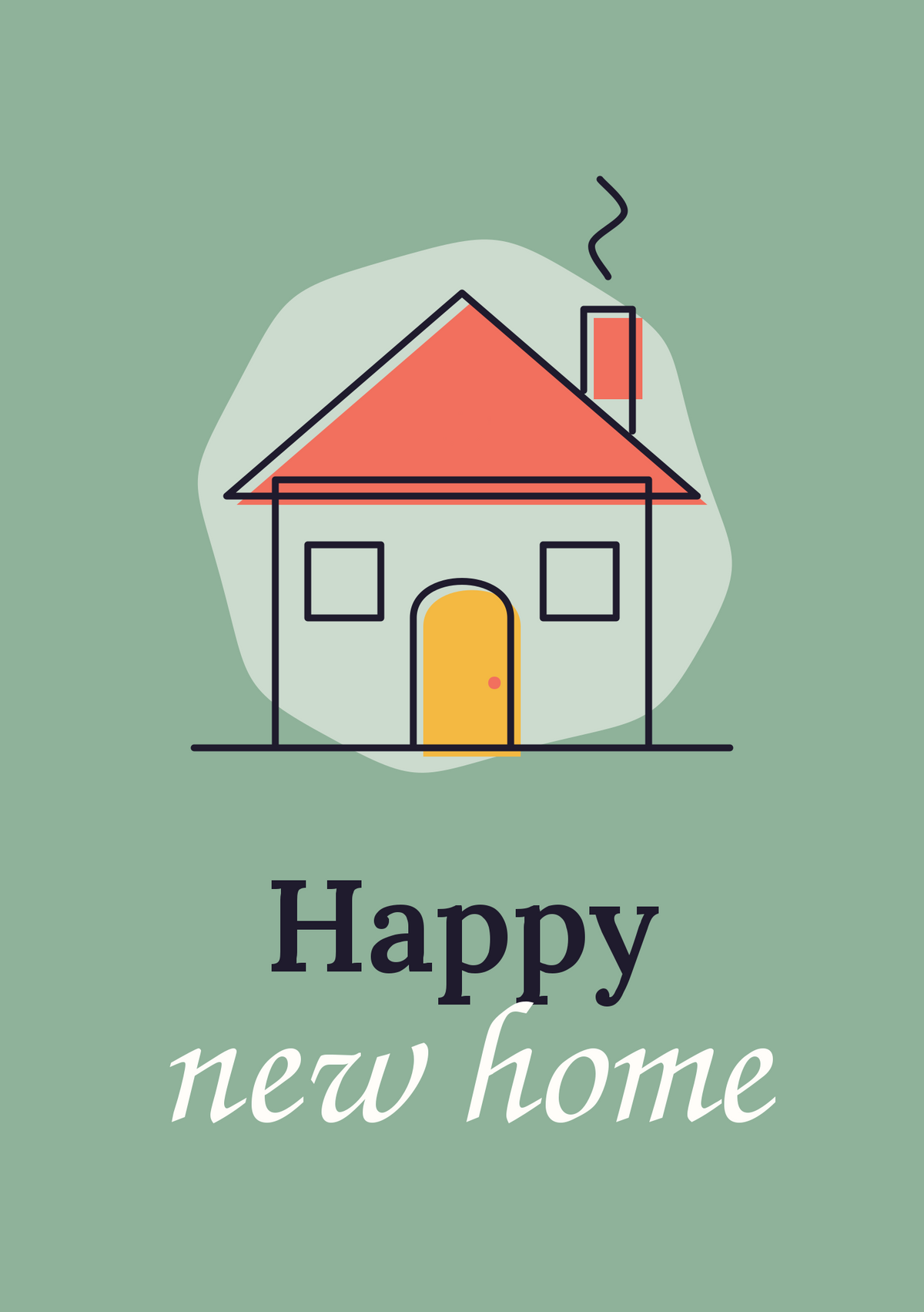 Happy new home printable card